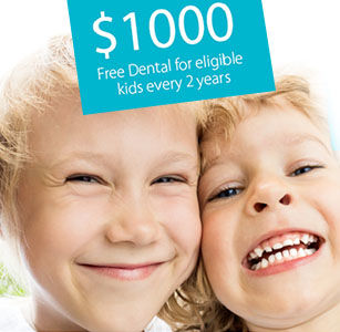 Children smiling at the dentist in Toowoomba